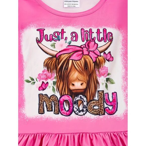 2PC set Girl's Long Sleeve Top & Pants Set, Cartoon Pattern Casual Outfits - Picture 3 of 4